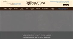 Desktop Screenshot of parkstonedental.com